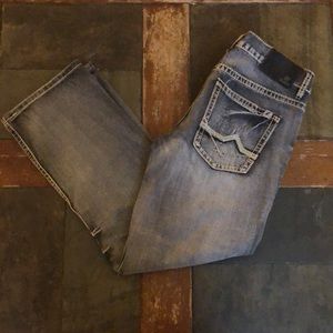 Black Premium Relaxed Straight Jeans